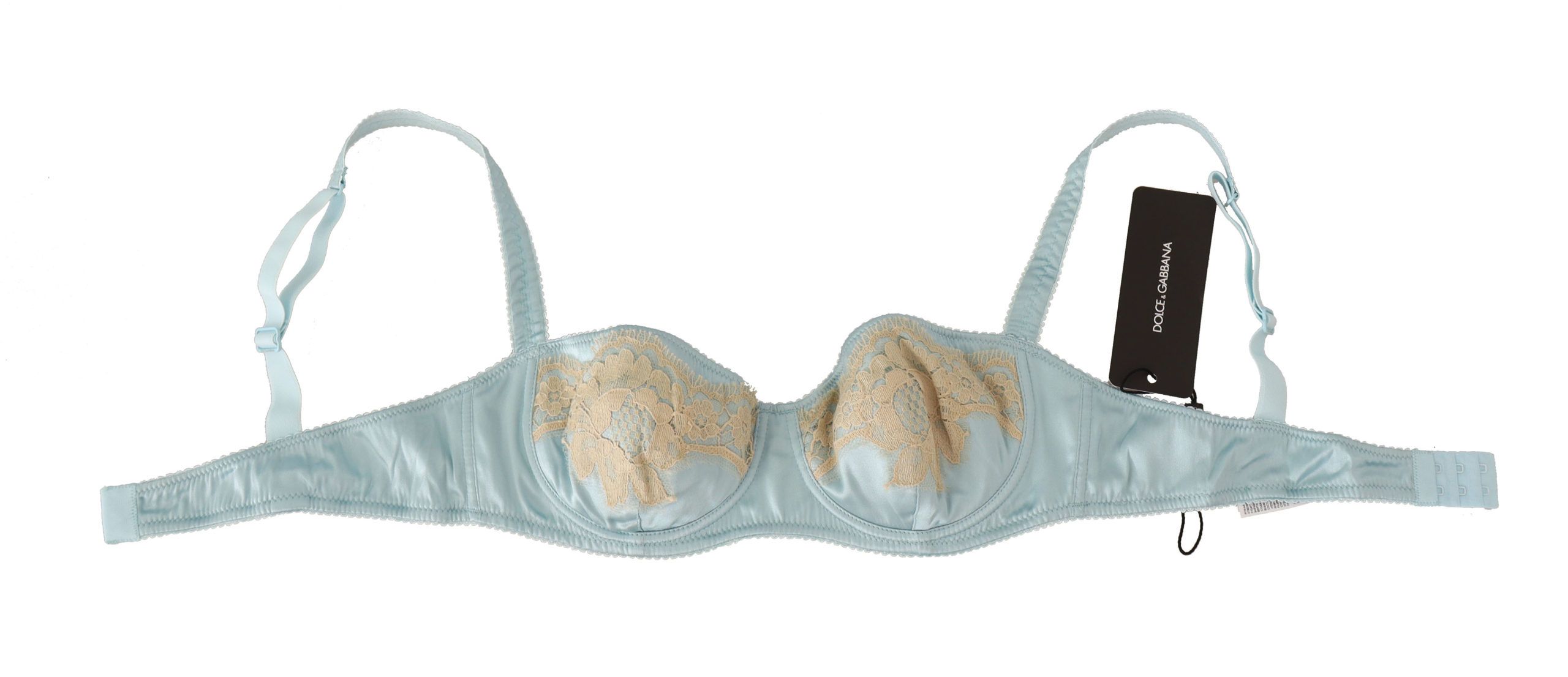 Dolce & Gabbana Light Blue Semi Pad Balconette Bra Underwear – AUMI 4