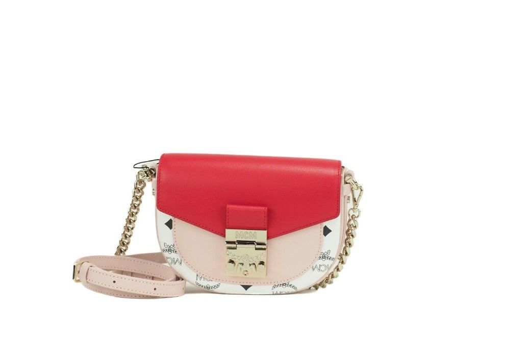 Red mcm discount crossbody purse