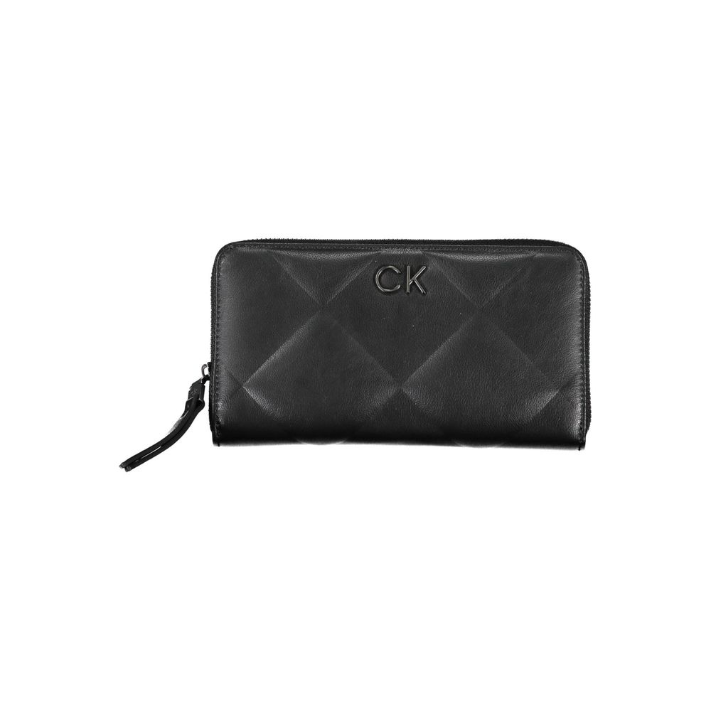 Sleek Black RFID Blocking Wallet With Logo BY Calvin Klein - Bags available at DOYUF