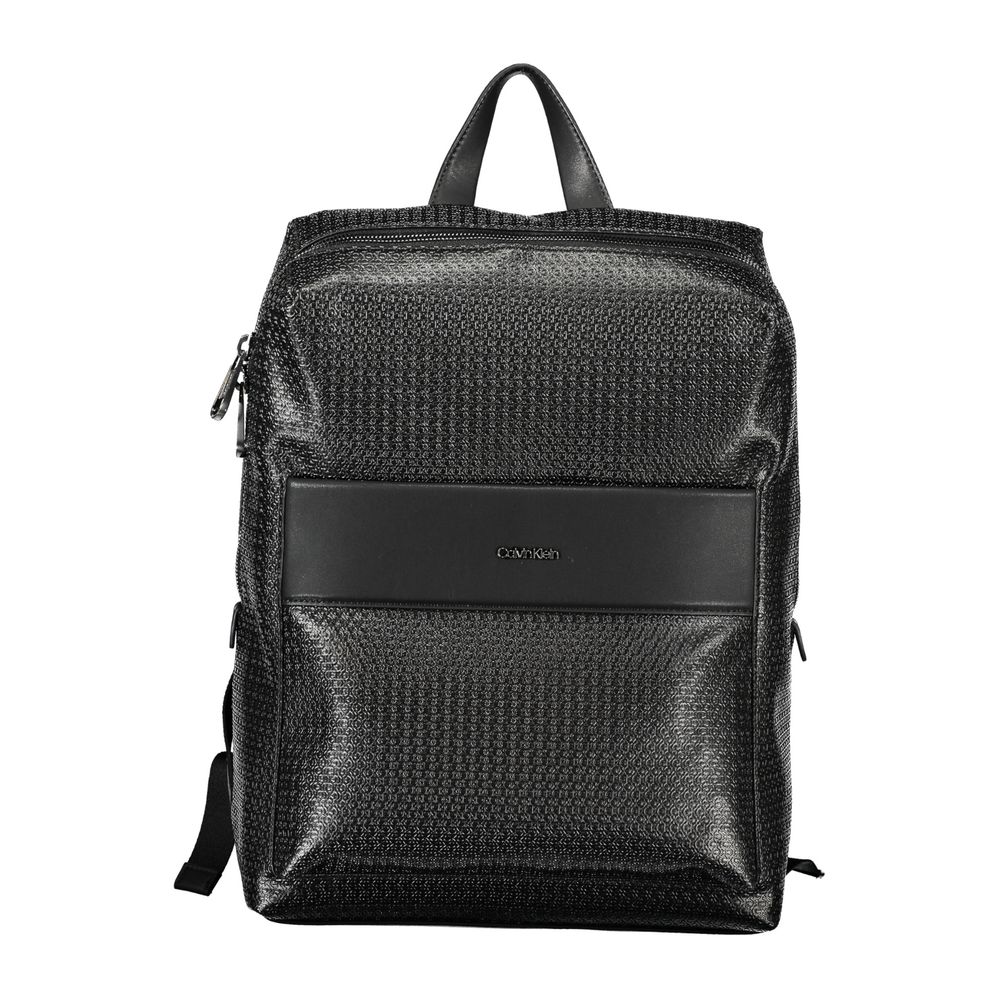 Sleek Urban Traveler Backpack In Black BY Calvin Klein - Backpacks available at DOYUF